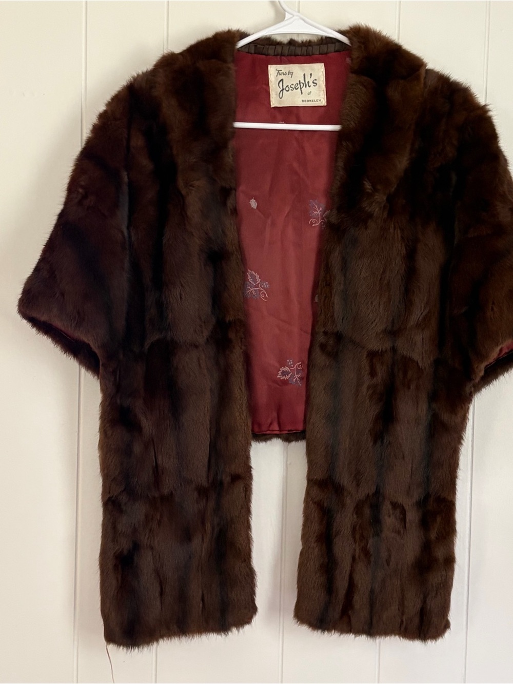 Vintage Mink Stole Furs by Joseph’s of Berkeley mid- 20th century 1940s-1960s